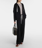 'S Max Mara Bali cotton-blend jersey wide-leg sweatpants