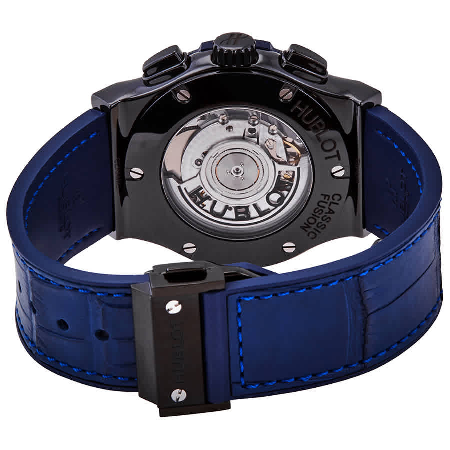 Hublot Classic Fusion Blue Sunray Dial Automatic Mens Chronograph Watch 541.CM.7170.LR