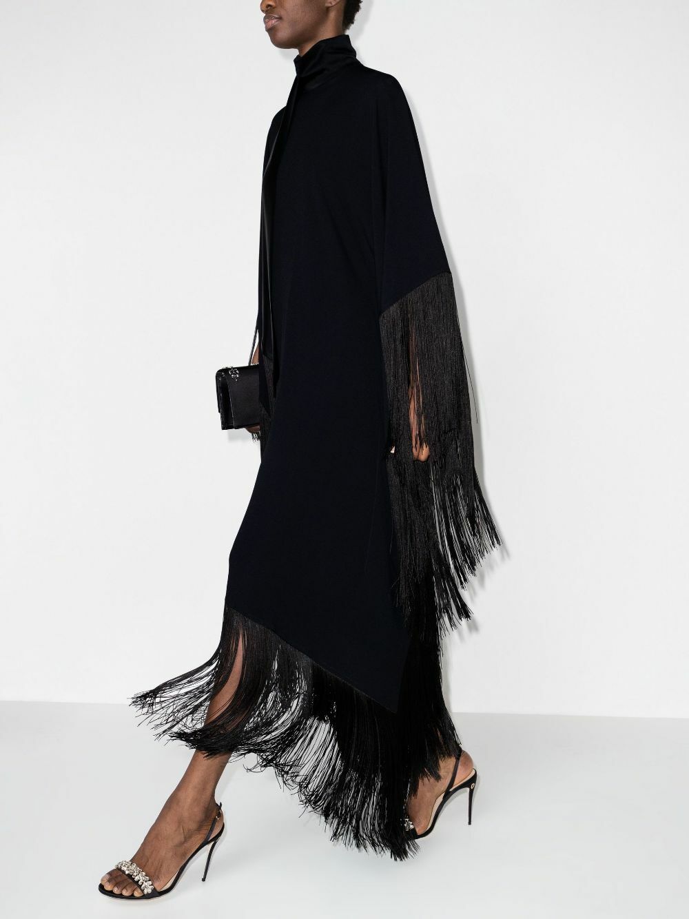 Taller Marmo Mrs. Ross Fringed Kaftan Dress Taller Marmo Taller Marmo Mrs. Ross Fringed Kaftan Dress Taller Marmo