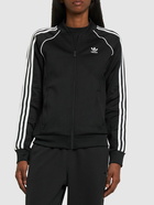 ADIDAS ORIGINALS - 3-stripes Cotton Blend Zip Track Top