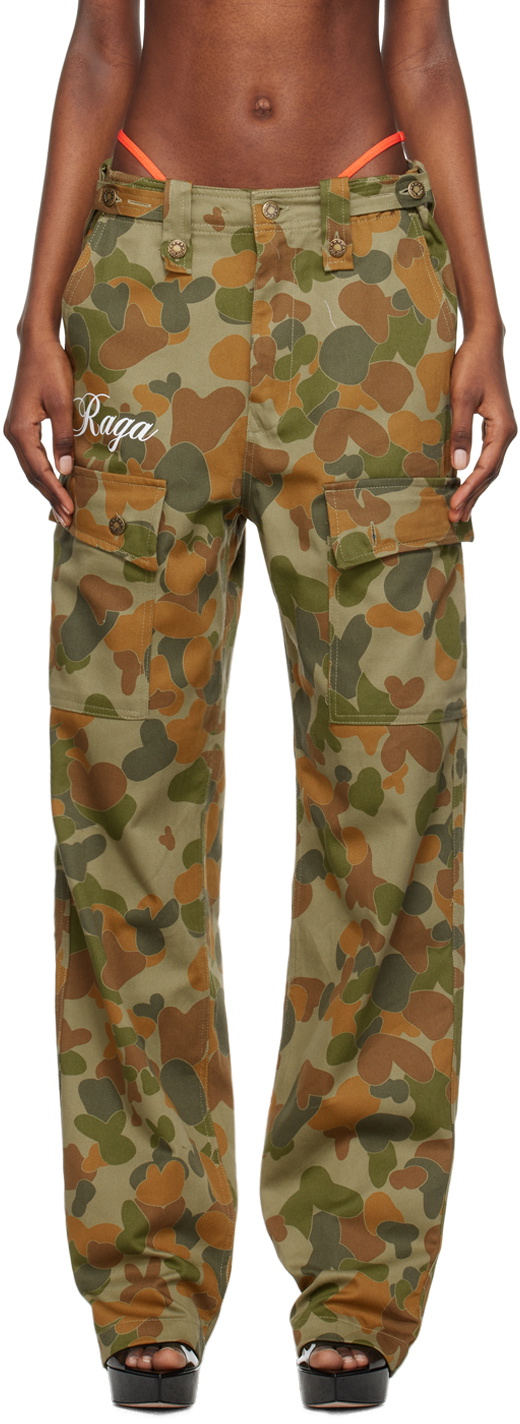 Raga Malak Khaki Camouflage Trousers