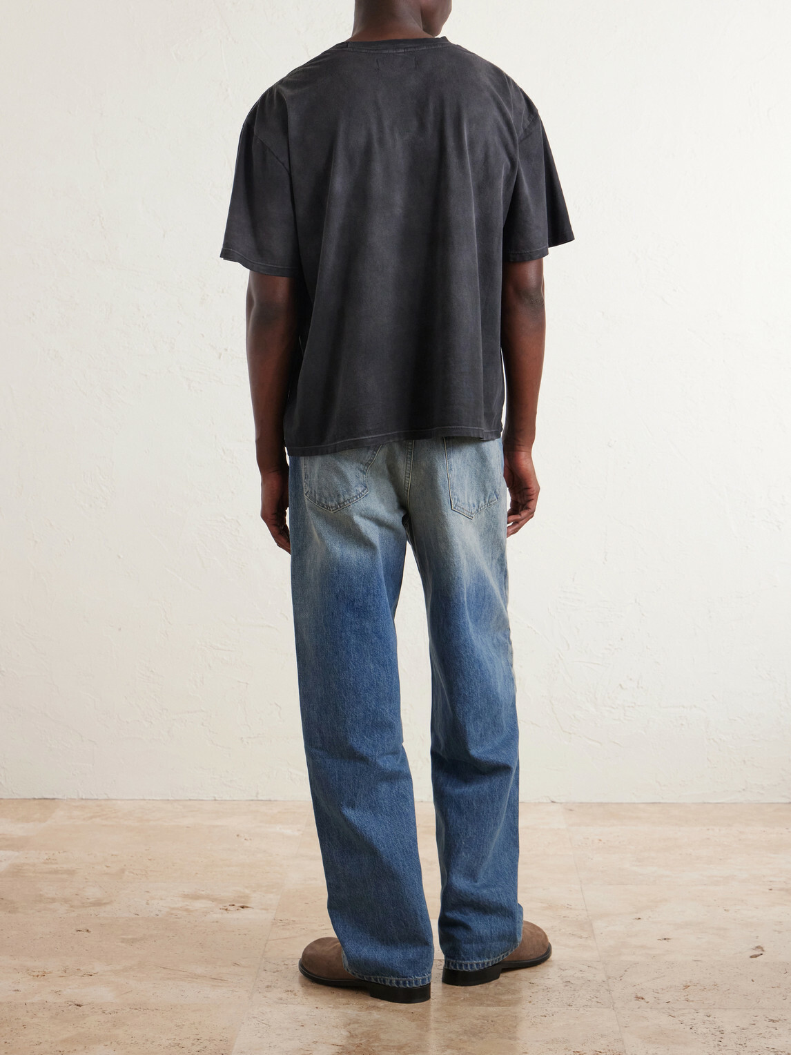 NAHMIAS - Boardwalk Logo-Print Cotton-Jersey T-Shirt - Black