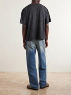 NAHMIAS - Boardwalk Logo-Print Cotton-Jersey T-Shirt - Black