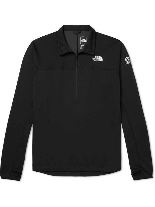 Photo: The North Face - Summit Series Dot Fleece Half-Zip Base Layer - Black