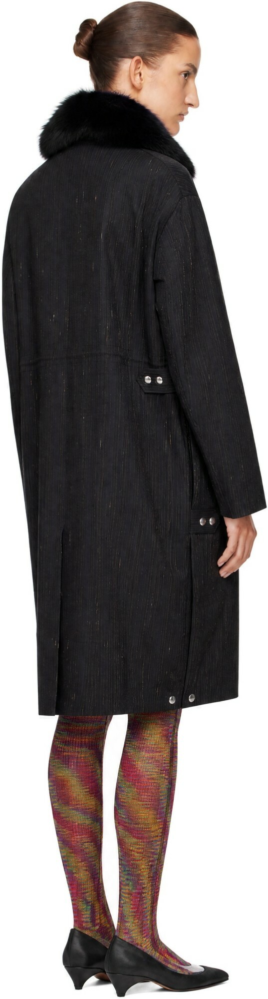 Kiko Kostadinov Gray Osprey Coat