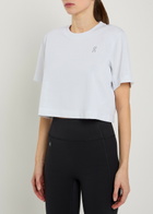 ON Train-t Crop Logo Jersey T-shirt White