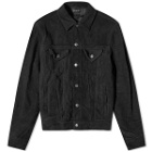 John Elliott Men's Suede Type III Thumper Jacket in Black