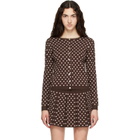 Sandy Liang Brown Fable Cardigan