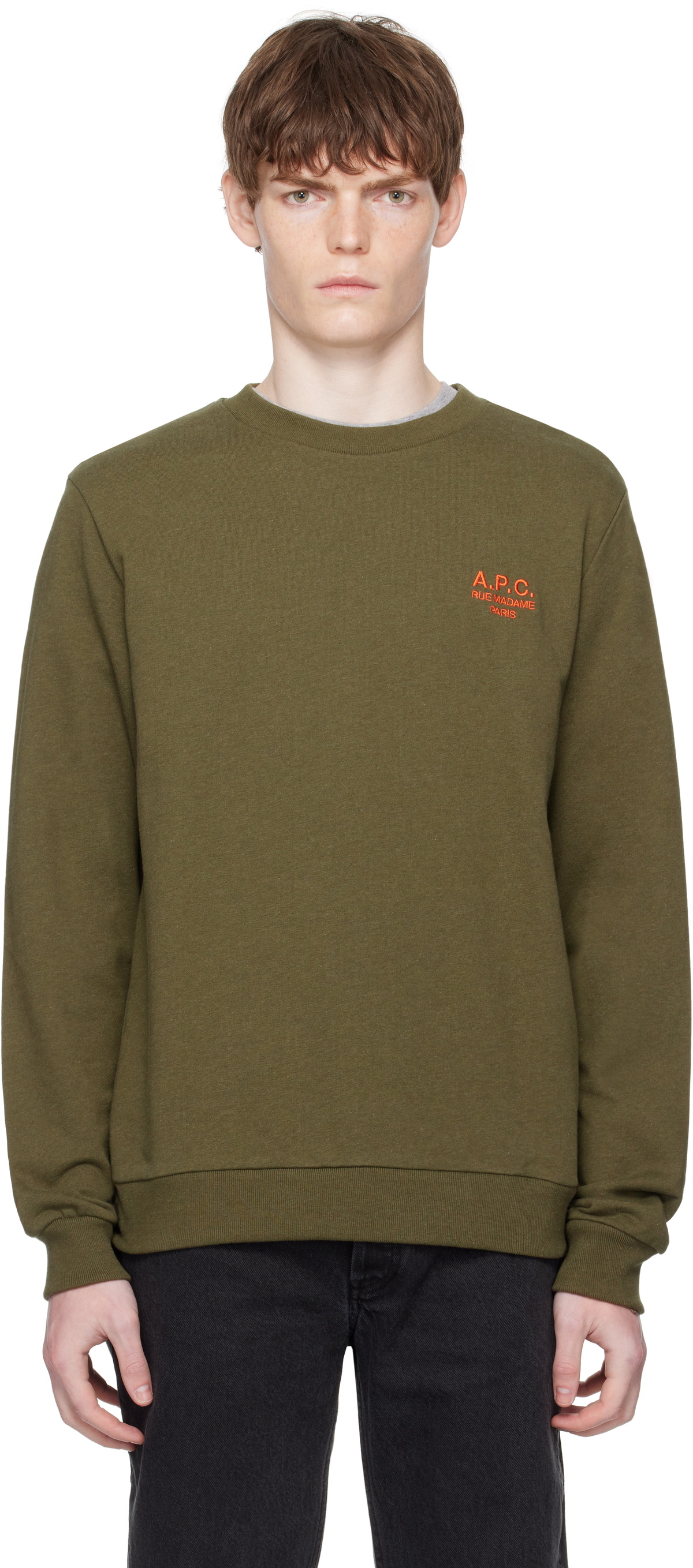 スウェット・トレーナー A.P.C. SUNSET CREWNECK COTTON SWEATSHIRT A.P.C. Sunset Crewneck Cotton Sweatshirt A.P.C.