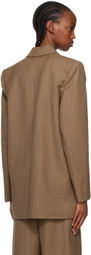 CAMILLA AND MARC Brown Ria Blazer