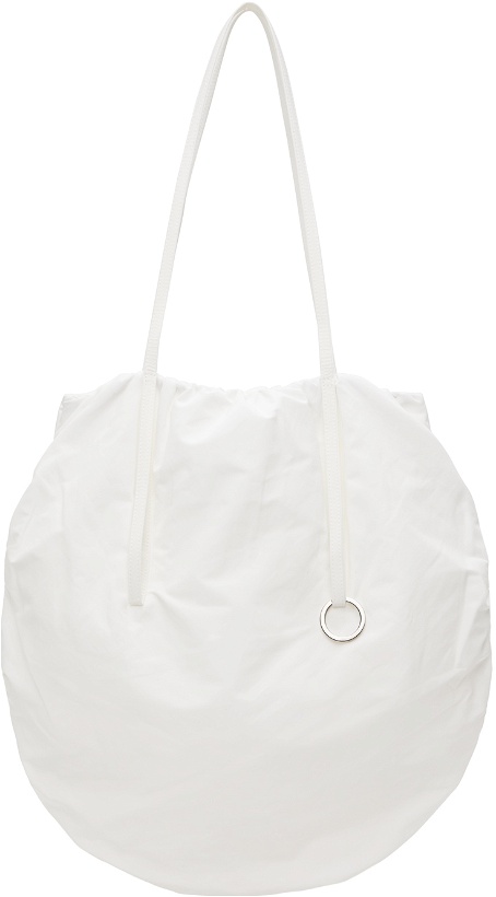 Photo: LOW CLASSIC White Shirring String Bag