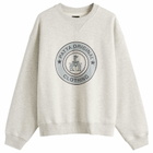 Patta Men's Marina Crew Neck Sweatshirt in Light Grey Melange