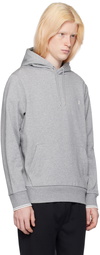 Fred Perry Gray Tipped Hoodie