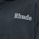 Rhude Men's Port De Gustavia Hoodie in Vtg Black