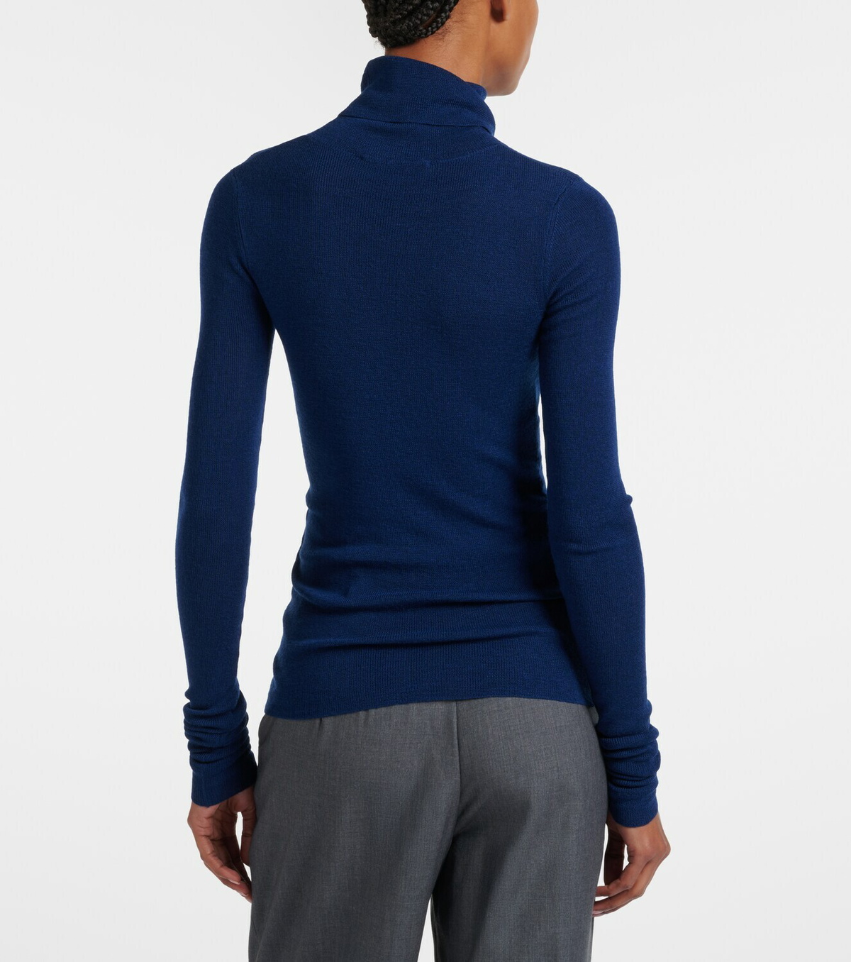 The Frankie Shop Utica wool and cotton turtleneck sweater