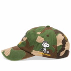 Butter Goods Men's x Peanuts Rats 6 Panel Cap in Washed Camo 