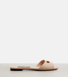 Dolce&Gabbana DG leather slides