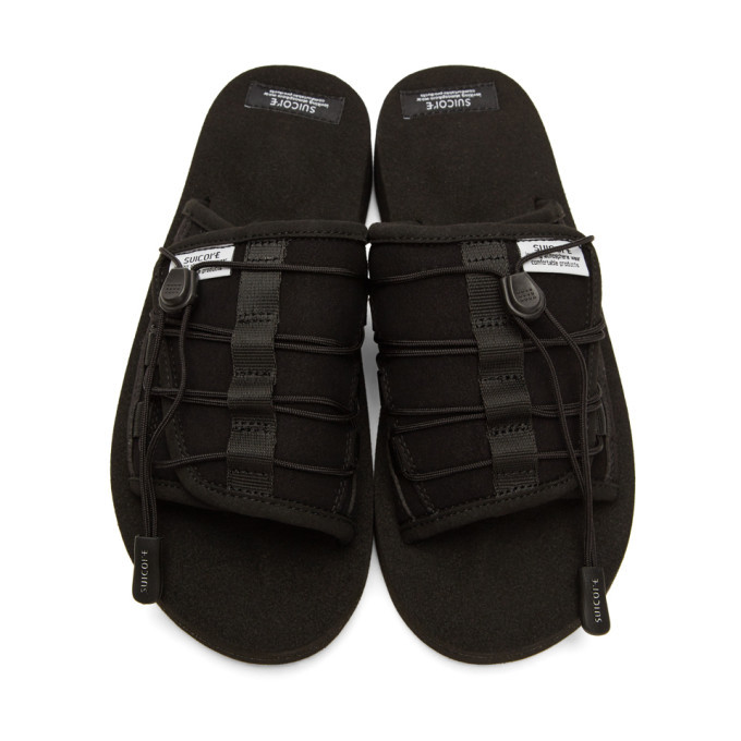 Suicoke Black OLAS-ECS Sandals Suicoke