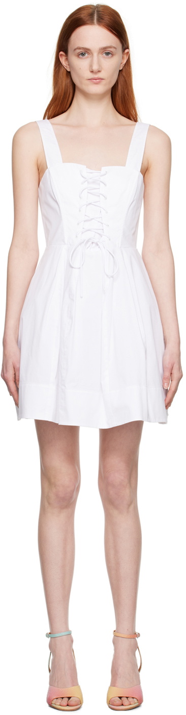 Staud White Sutton Minidress Staud