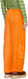 Collina Strada SSENSE Exclusive Orange Cargo Pants