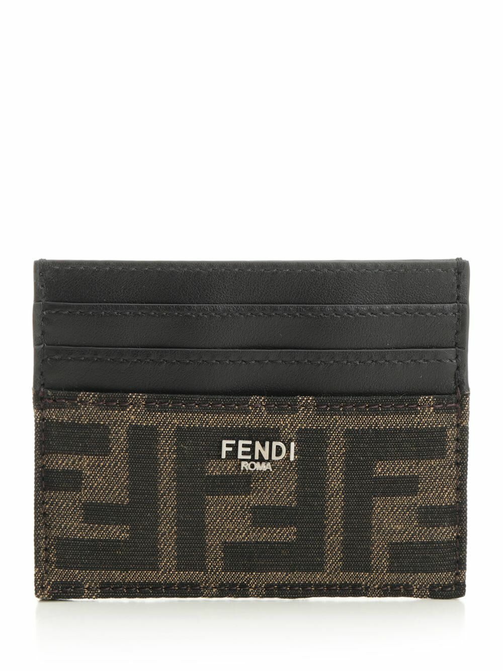 ☆関税込☆FENDI★FF SQUARED CARD HOLDER★BLACK Fendi squared Ff Card Holder Fendi