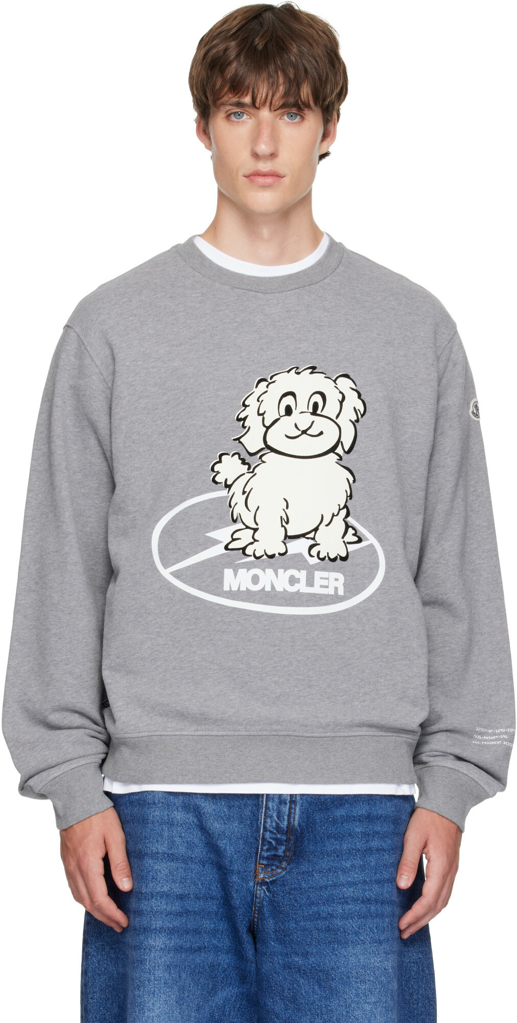 Moncler Genius 4 Moncler Hyke Navy Knit Crewneck Moncler Genius
