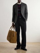 Métier - Racer 53 Suede Weekend Bag - Brown