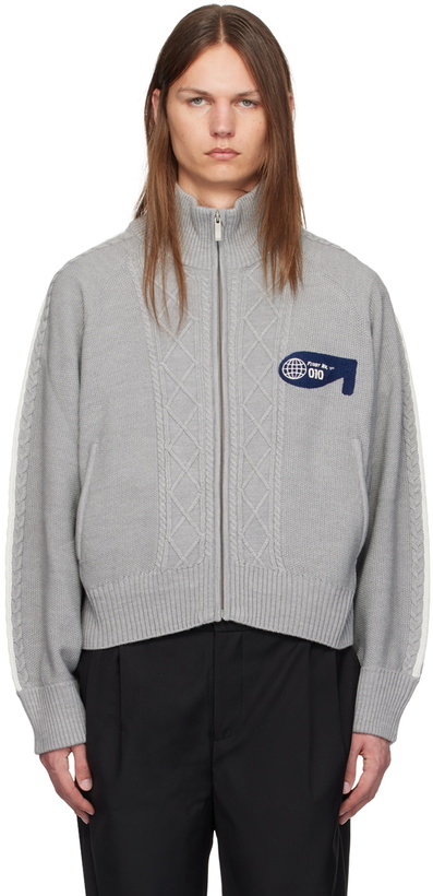Photo: C2H4 Gray Winter-Sun Track Jacket
