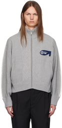 C2H4 Gray Winter-Sun Track Jacket