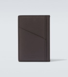 Brunello Cucinelli Debossed leather card holder
