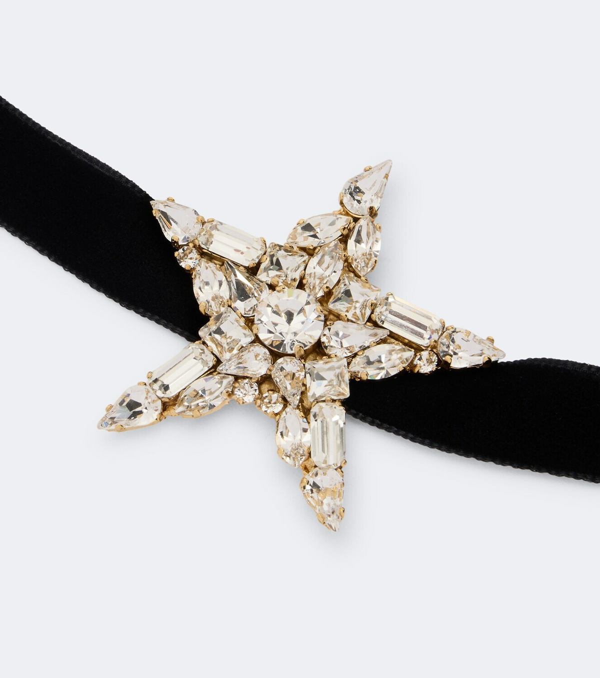 Dolce&Gabbana Star embellished velvet choker