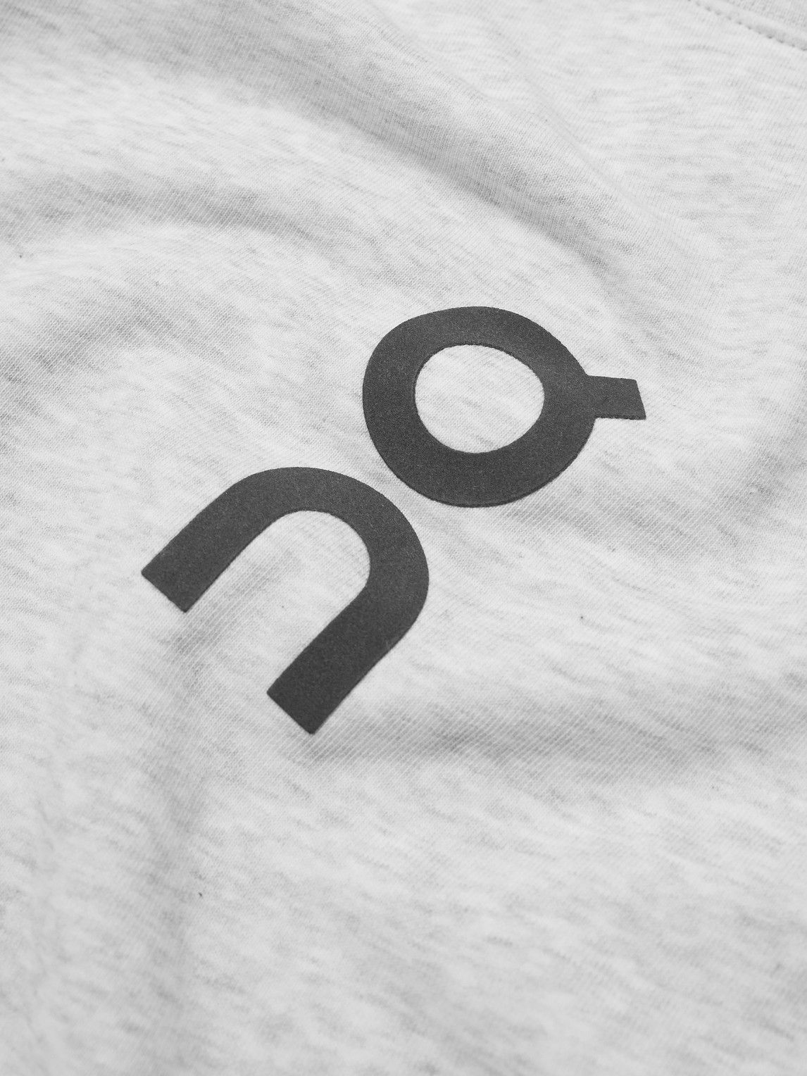 ON - Club Logo-Print Organic Cotton-Blend Jersey Sweatshirt - Gray