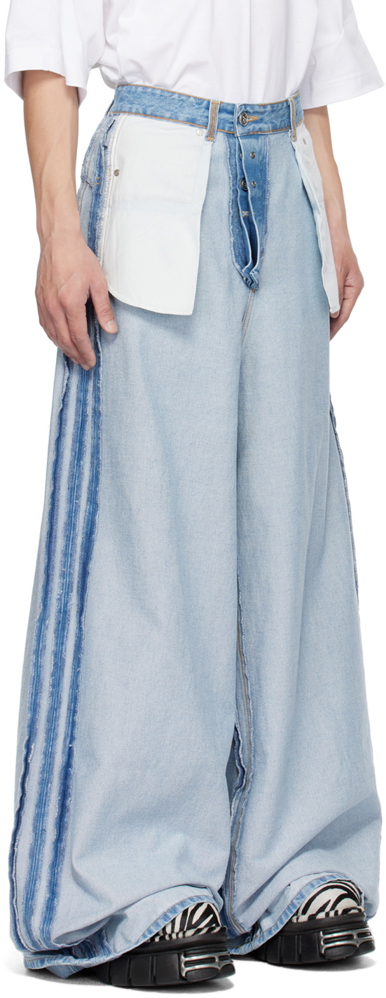 VETEMENTS Blue Inside Out Jeans Vetements