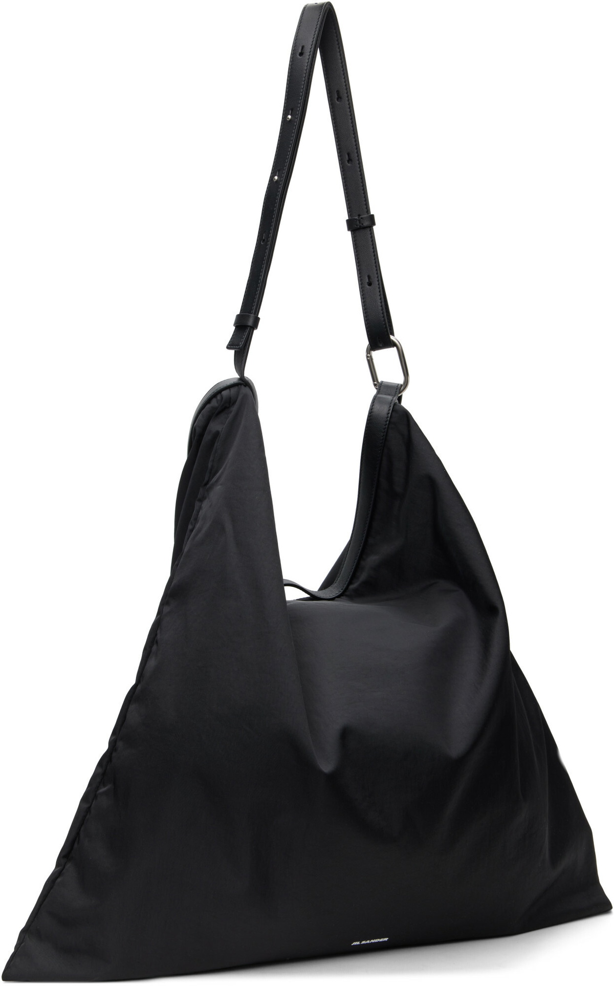 Jil Sander Black Soft Rolled Bag