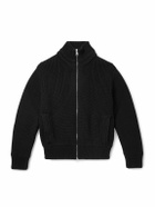 Valstar - Wool Zip-Up Sweater - Black