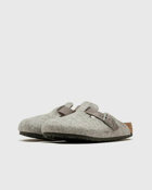 Birkenstock Boston Fe/Le Grey - Mens - Sandals & Slides