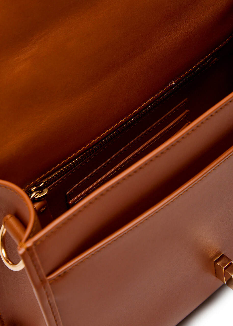 Gabriela Hearst Leonora Small Leather top Handle bag - Tan - One Size