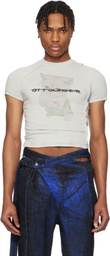 Ottolinger Gray Deconstructed T-shirt