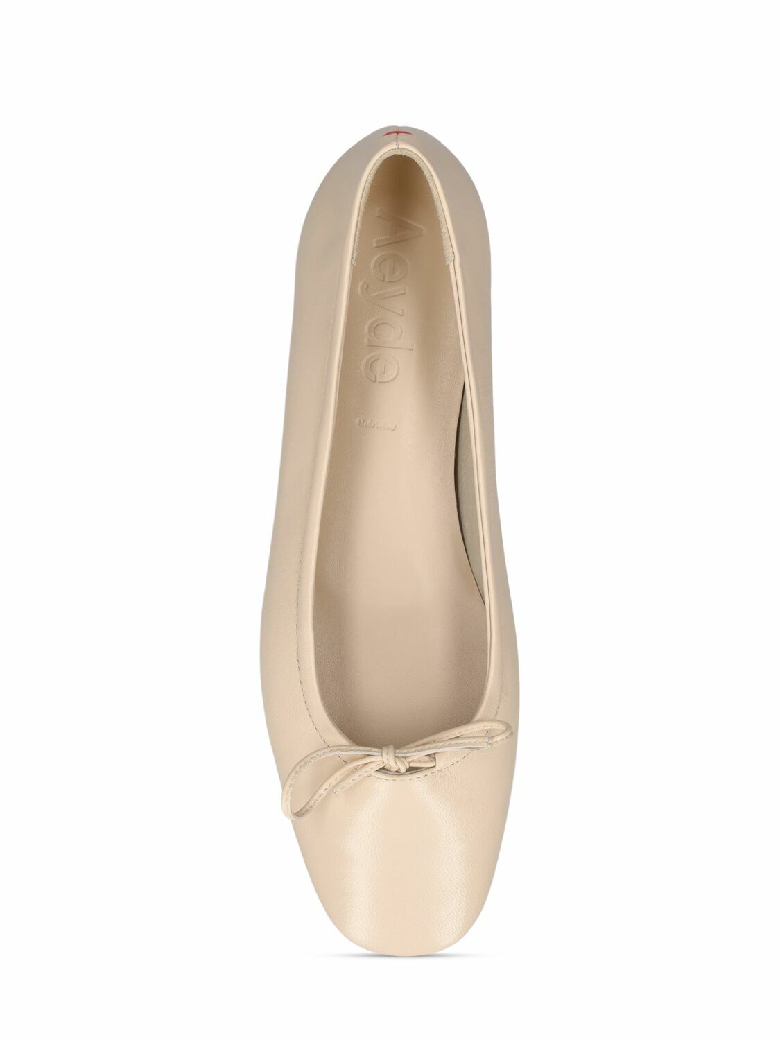 AEYDE - 10mm Delfina Leather Ballerina Flats Aeyde
