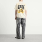 Rhude Men's Playing Card T-Shirt in Vintage White/Yellow