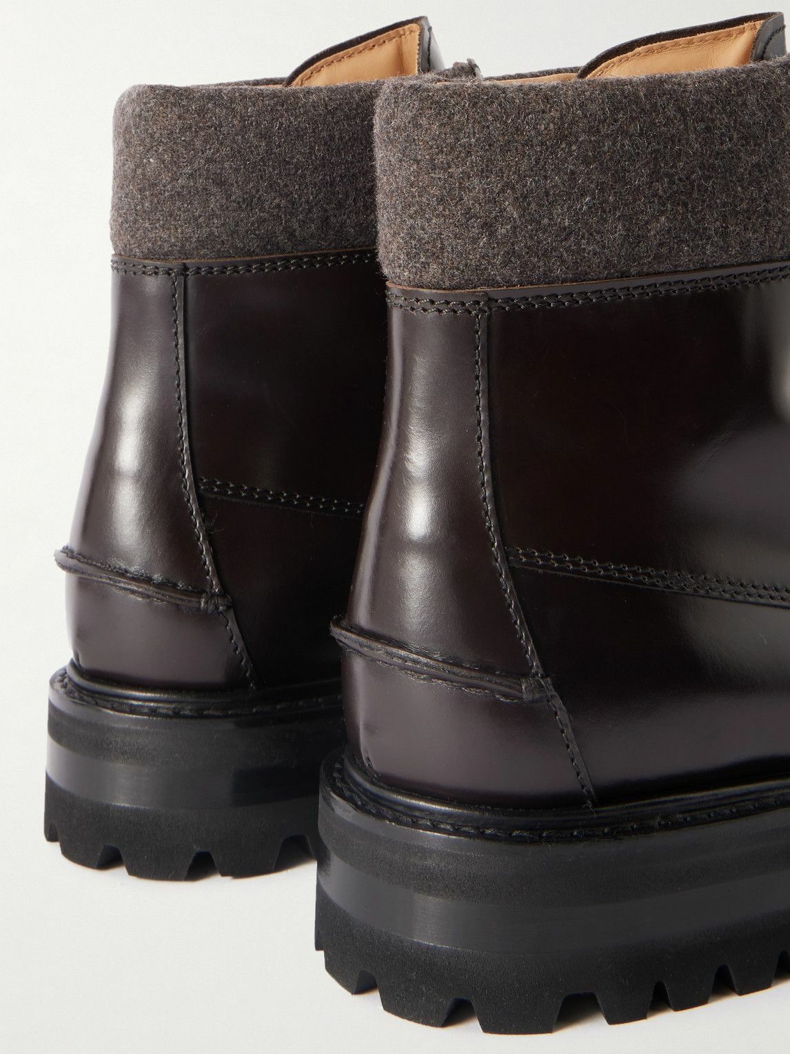 Church's - Padstow Glossed-Leather Boots - Brown