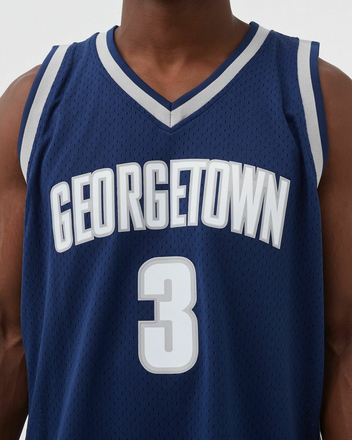Mitchell & Ness NBA Swingman Jersey Georgetown University 1995-96 Allen Iverson #3 Blue Men