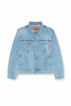 Diesel Regular-fit trucker jacket - Denim Jackets Mens in Blue