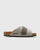 Birkenstock Kyoto Fe/Le Grey - Mens - Sandals & Slides