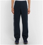 Valentino - Logo-Jacquard Tech-Jersey Track Pants - Blue