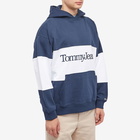 Tommy Jeans Men's Skater Serif Linear Hoody in Navy