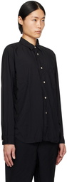 Comme des Garçons Homme Deux Black Crinkled Shirt