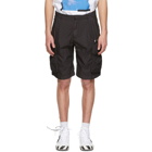 Off-White Black Logo Utility Shorts