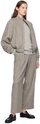 AMOMENTO Gray Yoke Jacket
