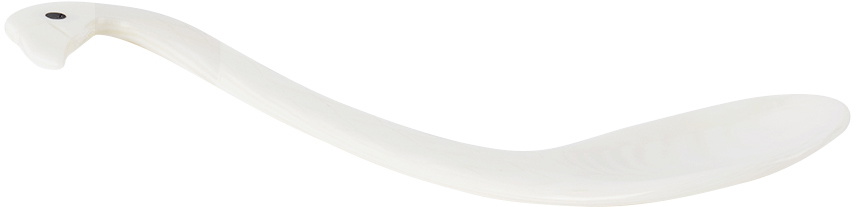 Gohar Off-White Mother of Pearl Swan Spoon